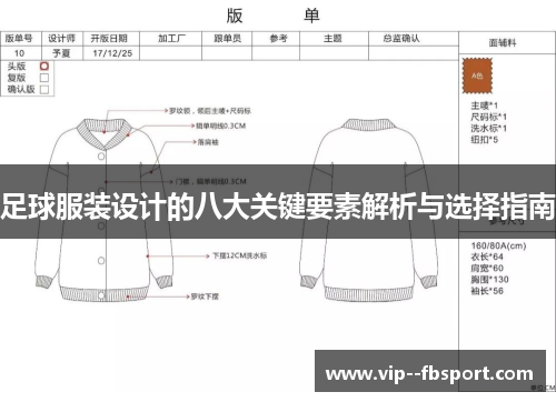 足球服装设计的八大关键要素解析与选择指南